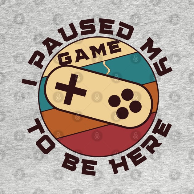 I paused my game to be here - gamer by holy mouse